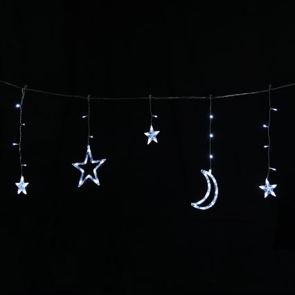 Aigostar - Ghirlandă solară LED de Crăciun 120xLED/8 funcții 3x0,6m 500 mAh IP65 alb rece