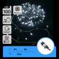 Aigostar - Ghirlandă luminoasă de Crăciun pentru exterior 100xLED/8 funcții 8m IP44 alb rece