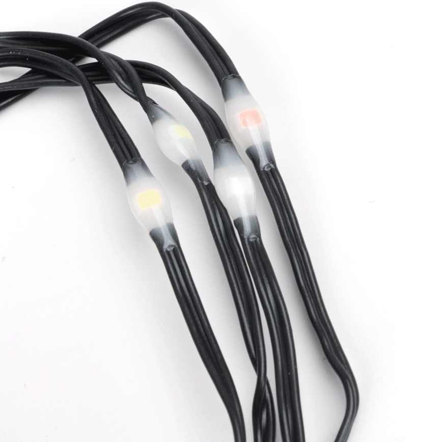 Aigostar - Ghirlandă luminoasă de exterior 150 LED, 8 funcții, 3xAA, 15,3 m, IP44, multicolor