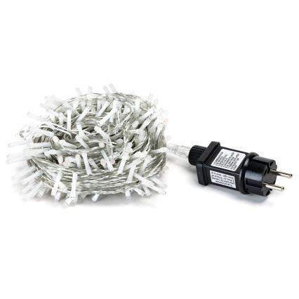 Aigostar - Ghirlandă luminoasă de exterior pentru Crăciun cu 200 LED, 8 moduri, 23 m, IP44, multicolor