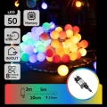 Aigostar - Ghirlandă luminoasă decorativă pentru exterior, 50 LED, 8 funcții, 5 m, IP44, multicolor