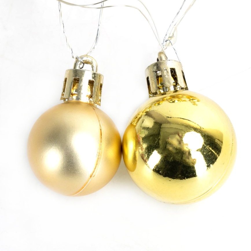 Aigostar - Ghirlandă luminoasă LED 20xLED/3xAA 2 m alb cald