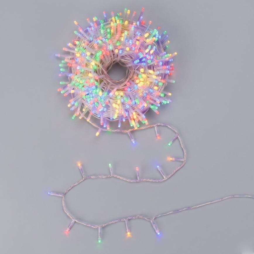 Aigostar - Ghirlandă luminoasă LED de exterior pentru Crăciun 100xLED/8 funcții 5,3m IP44 multicolor