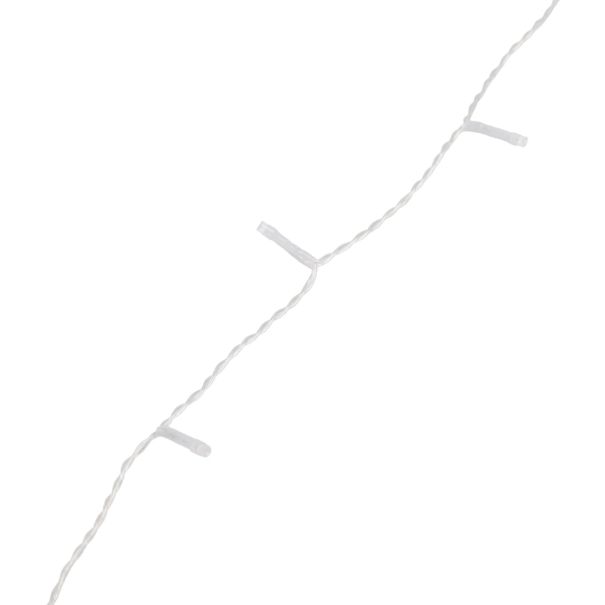 Aigostar - Ghirlandă LED pentru exterior, 300 LED-uri, 8 funcții, 3 x 1 m, IP44, alb rece, cu telecomandă