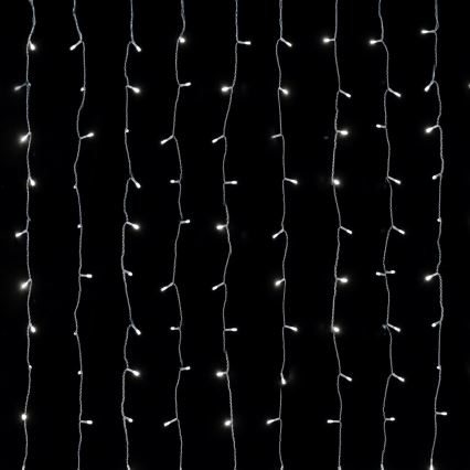 Aigostar - Instalație luminoasă LED de exterior pentru Crăciun, 558 LED, 3x1,8 m, IP44, alb rece