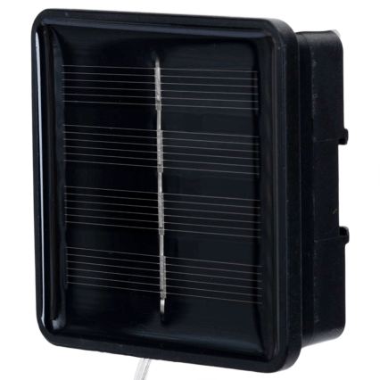 Aigostar - Ghirlandă solară de Crăciun cu 200 LED, 8 moduri, 22 m, IP65, alb cald, 800 mAh