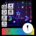 Aigostar - Ghirlandă solară de Crăciun cu LED, 120xLED/8 funcții, 3x0,6 m, 500 mAh, IP65, multicolor