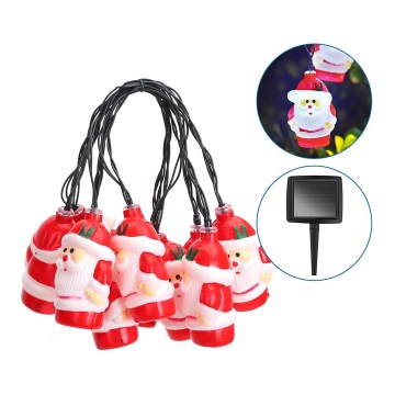 Aigostar - Ghirlandă solară LED 10xLED/3,8 m IP44 alb rece 400 mAh