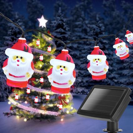 Aigostar - Ghirlandă solară LED 10xLED/3,8 m IP44 alb rece 400 mAh