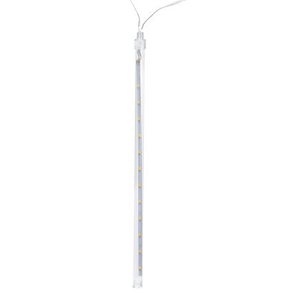 Aigostar - Ghirlandă solară LED 192xLED/8m IP65 1200 mAh alb rece