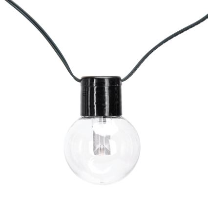 Aigostar - Ghirlandă solară LED, 20 LED, 8 moduri, 11,5 m, IP65, multicolor