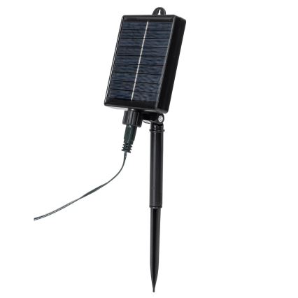 Aigostar - Ghirlandă solară LED, 20 LED, 8 moduri, 11,5 m, IP65, multicolor