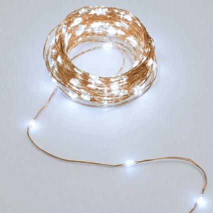 Aigostar - Ghirlandă solară LED 200xLED/8 funcții 22 m IP65 alb rece 800 mAh