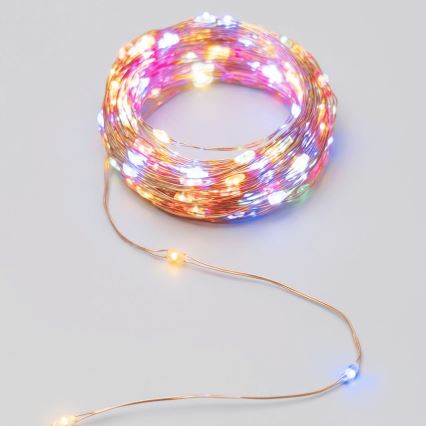 Aigostar - Ghirlandă solară LED 200xLED/8 funcții 22 m IP65 multicoloră 800 mAh