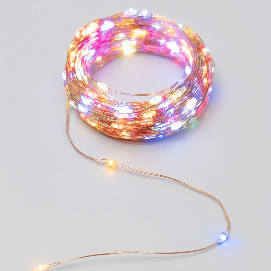 Aigostar - Ghirlandă solară LED 200xLED/8 funcții 22 m IP65 multicoloră 800 mAh