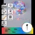 Aigostar - Ghirlandă solară LED 200xLED/8 funcții 22 m IP65 multicoloră 800 mAh