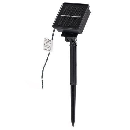 Aigostar - Ghirlandă solară cu LED, 50 LED / 8 moduri, 800 mAh, 12 m, IP65, multicolor