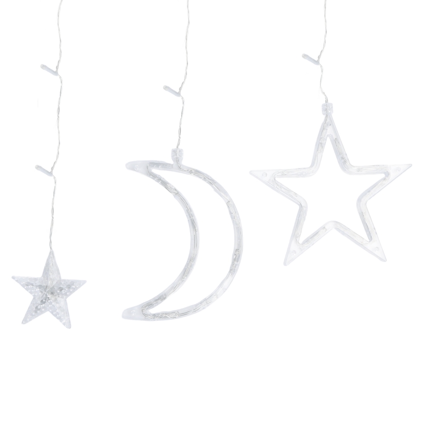 Aigostar - Guirlandă solară cu LED, 120 LED-uri / 8 funcții, 3 x 0,6 m, 500 mAh, IP65, alb cald