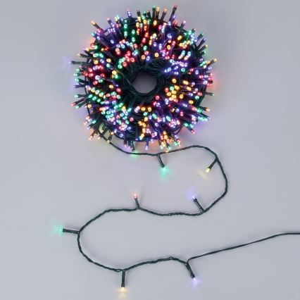 Aigostar - LED ghirlandă solară de Crăciun 300xLED/8 funcții 32m IP65 multicoloră 1200 mAh