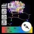 Aigostar - Guirlandă LED de exterior pentru Crăciun, 400 LED, 8 funcții, 20 m, IP44, multicoloră