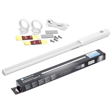 Aigostar - Iluminare LED pentru dulap cu senzor de mișcare LED/5W/5V 1800 mAh 5700K alb
