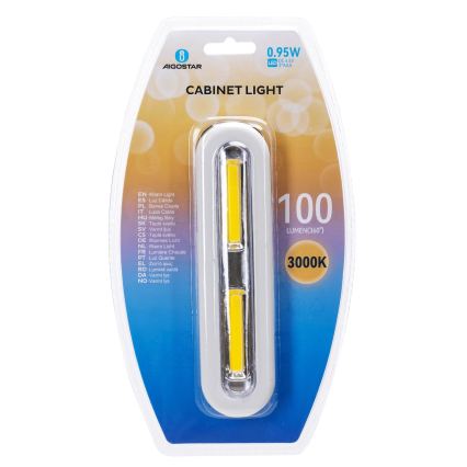 Aigostar - Iluminare LED pentru dulap LED/3xAAA 3000K alb