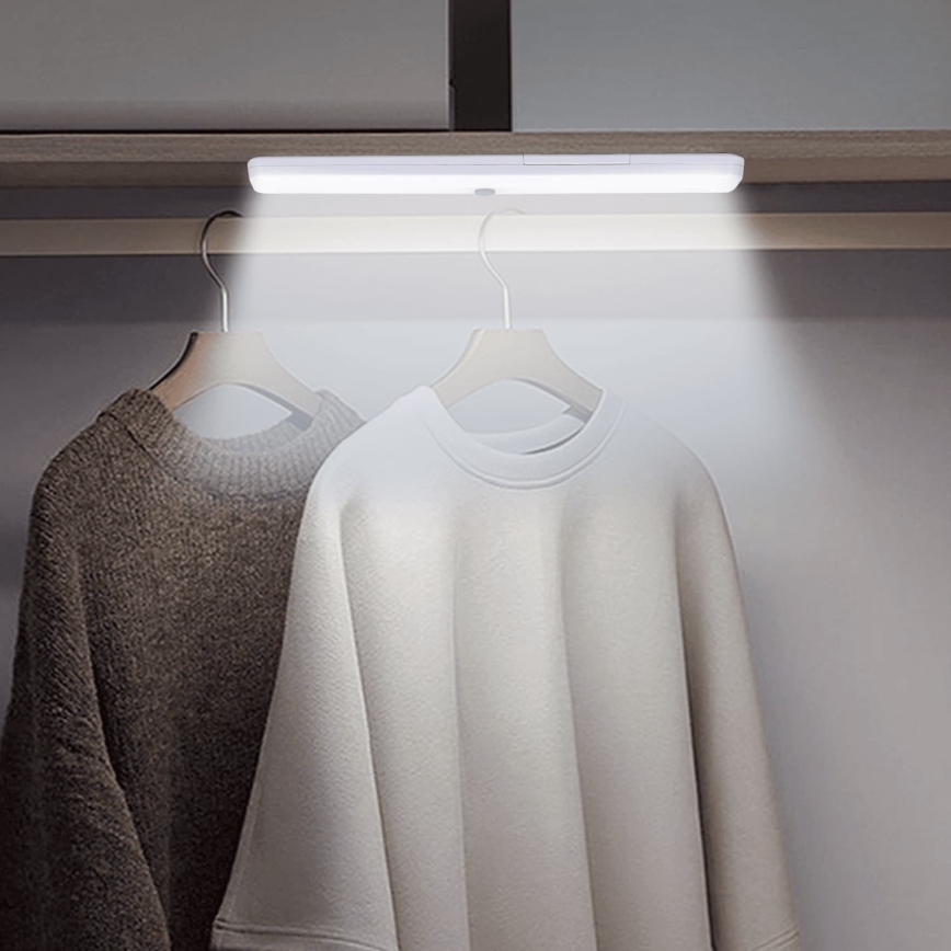 Aigostar - Iluminare LED reglabilă pentru dulap LED/1,5W/3xAA 6500K alb