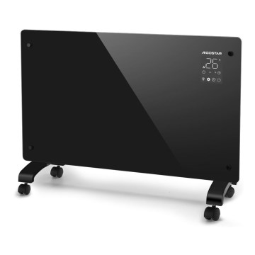 Aigostar - Încălzitor/convector electric inteligent ECO/1000/2000W cu ecran LCD și Wi-Fi