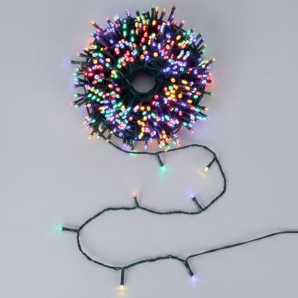 Aigostar - Ghirlandă LED solară de Crăciun 500xLED/8 funcții 52 m IP65 multicoloră 1200 mAh