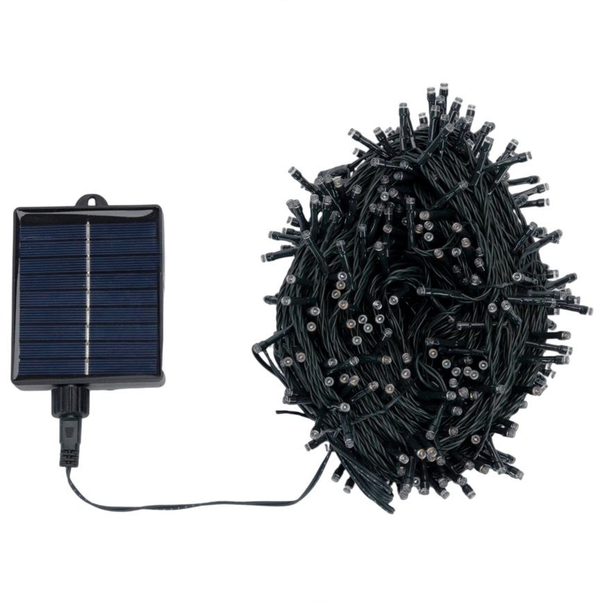 Aigostar - Ghirlandă LED solară de Crăciun 500xLED/8 funcții 52 m IP65 multicoloră 1200 mAh