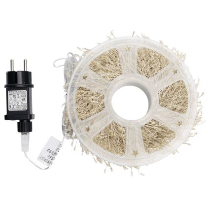Aigostar - Instalație luminoasă de Crăciun LED pentru exterior 2000xLED/8 funcții 53 m IP44 alb rece