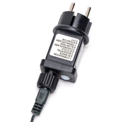 Aigostar - Instalație luminoasă LED de exterior pentru Crăciun, 600 LED, 8 funcții, 18 m, IP44, alb cald