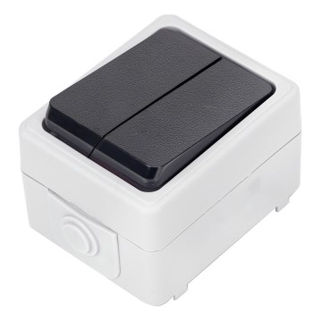 Aigostar - Întrerupător casnic în serie 250V/10A IP54