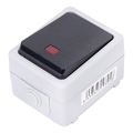Aigostar - Întrerupător cu 1 buton IP54