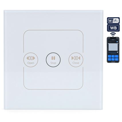 Aigostar - Întrerupător inteligent pentru controlul jaluzelelor 230V, Wi-Fi Tuya