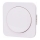Aigostar - Întrerupător simplu cu ramă nr. 6, alb