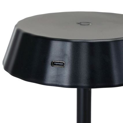 Aigostar - Lampă de birou LED reglabilă AMBIENT LED/2,4W/5V 3000-6500K negru 2000 mAh