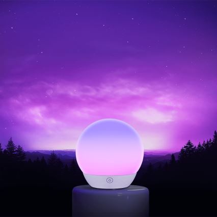 Aigostar - Lampă de birou LED RGBW dimabilă, 5,5W/5V, Wi‑Fi + telecomandă