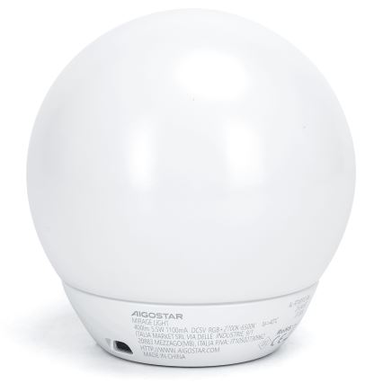 Aigostar - Lampă de birou LED RGBW dimabilă, 5,5W/5V, Wi‑Fi + telecomandă