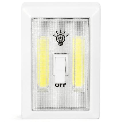 Aigostar - Lampă de noapte portabilă cu LED, 3x AAA, 6500 K