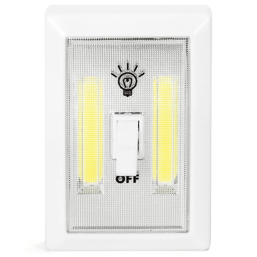 Aigostar - Lampă de noapte portabilă cu LED, 3x AAA, 6500 K