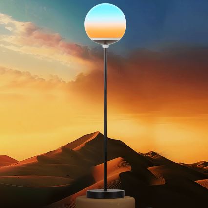 Aigostar - Lampă de podea LED RGBW dimabilă MESH LED/8W/230V + telecomandă