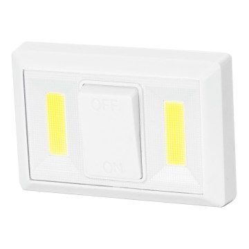 Aigostar - Lampă de veghe portabilă LED, 4xAAA, 6500K