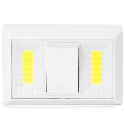 Aigostar - Lampă de veghe portabilă LED, 4xAAA, 6500K