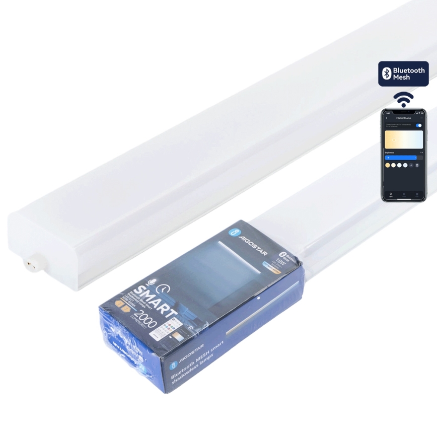 Aigostar - Lampă LED fluorescentă dimabilă MESH LED/18W/230V 3000-6500K
