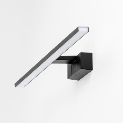 Aigostar - Lampă LED pentru oglindă de baie, 8W, 230V, 4000K, 40 cm, IP44, neagră