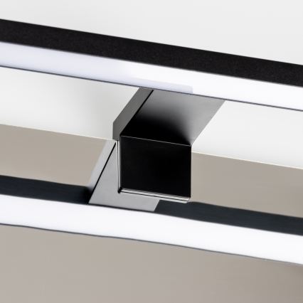 Aigostar - Lampă LED pentru oglindă de baie, 8W, 230V, 4000K, 40 cm, IP44, neagră