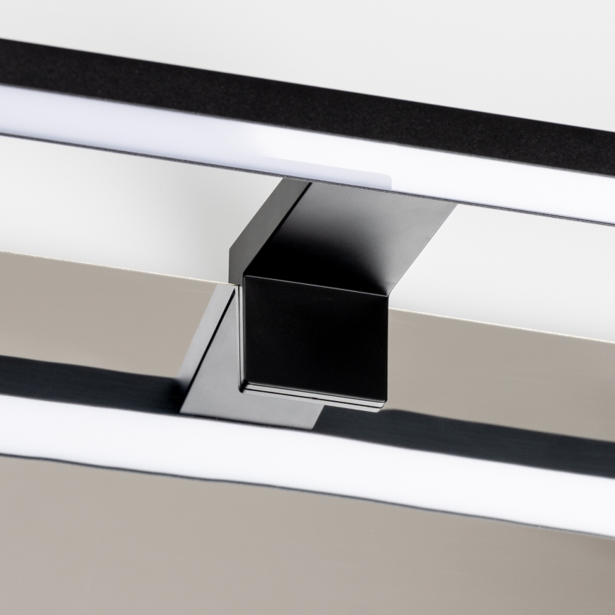Aigostar - Lampă LED pentru oglindă de baie, 8W, 230V, 4000K, 40 cm, IP44, neagră