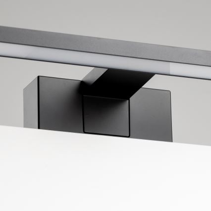 Aigostar - Lampă LED pentru oglindă de baie, 8W, 230V, 4000K, 40 cm, IP44, neagră