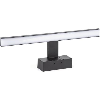 Aigostar - Lampă LED pentru oglindă de baie, 8W, 230V, 4000K, 40 cm, IP44, neagră